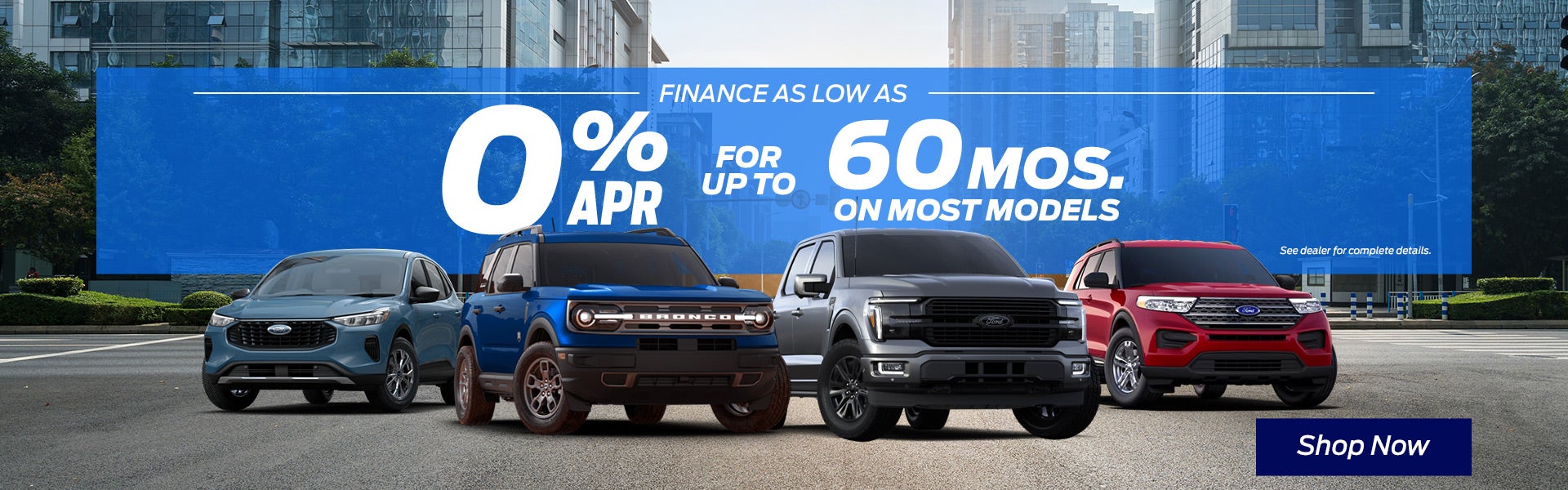 0% APR for up to 60 mo